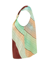 KOSE RESORT - Top con Nodo e Stampa Geometrica - Multicolore - LIDIASHOPPING® - Official Website