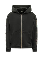 HTC - Hooded Sweatshirt with Zip and Pockets - Black - LIDIASHOPPING® - Official Website