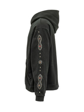 HTC - Hooded Sweatshirt with Zip and Pockets - Black - LIDIASHOPPING® - Official Website