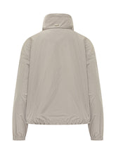 HERNO - Cropped Jacket with Zip and Pockets - Grey - LIDIASHOPPING® - Official Website