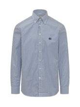 ETRO - Camicia Roma con Colletto e Righe - Blu - LIDIASHOPPING® - Official Website