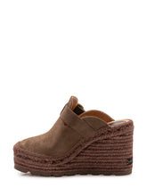 STELLA MCCARTNEY - Wedge Clogs with Buckle - Brown - LIDIASHOPPING® - Official Website