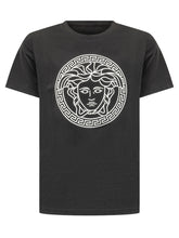 VERSACE KIDS - T-shirt con Stampa Grafica - Nero - LIDIASHOPPING® - Official Website