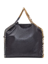 STELLA MCCARTNEY - Borsa Falabella con Tre Catene - Nero - LIDIASHOPPING® - Official Website