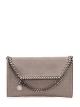 STELLA MCCARTNEY - Falabella Portafoglio con Patta - Grigio - LIDIASHOPPING® - Official Website