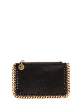 STELLA MCCARTNEY - Falabella Porta Carte con Zip - Nero - LIDIASHOPPING® - Official Website