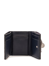 STELLA MCCARTNEY - Falabella Portafoglio Trifold con Catena - Blu - LIDIASHOPPING® - Official Website