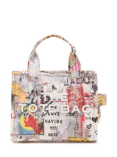 MARC JACOBS - The Small Tote Bag with Graphic Print - Multicolor | Lidia Shopping | Official Website