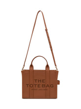 MARC JACOBS - The Medium Tote with Front Lettering - Brown - LIDIASHOPPING® - Official Website