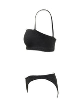 HUNZA G - Bikini con Fascia e Slip - Nero - LIDIASHOPPING® - Official Website