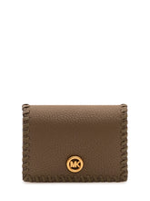 MICHAEL MICHAEL KORS - Portacarte Small Flap - Verde - LIDIASHOPPING® - Official Website