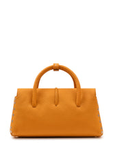 ZANELLATO - Dotta Centauro Handbag with Handle and Flap - Orange - LIDIASHOPPING® - Official Website