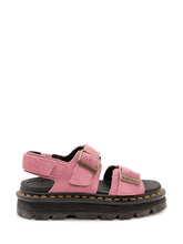 DR. MARTENS - Zebzag Sandals with Straps and Buckles - Pink - LIDIASHOPPING® - Official Website