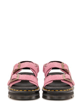 DR. MARTENS - Sandali Zebzag con Cinturini e Fibbie - Rosa - LIDIASHOPPING® - Official Website