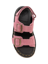 DR. MARTENS - Zebzag Sandals with Straps and Buckles - Pink - LIDIASHOPPING® - Official Website
