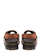 DR. MARTENS - Sandali Zebzag con Cinturini e Fibbie - Marrone - LIDIASHOPPING® - Official Website