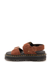 DR. MARTENS - Sandali Zebzag con Cinturini e Fibbie - Marrone - LIDIASHOPPING® - Official Website