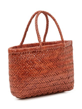 DRAGON DIFFUSION - Borsa a Mano Mini Flat Gora Intrecciata - Marrone | Lidia Shopping | Official Website