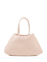 DRAGON DIFFUSION - Borsa a Mano Santa Croce Grande Intrecciata - Rosa | Lidia Shopping ® | Official Website