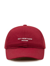 DROLE DE MONSIEUR - Cappello con Ricamo - Rosso - LIDIASHOPPING® - Official Website