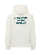 DROLE DE MONSIEUR - Not From Paris Madame Felpa con Ricamo - Bianco - LIDIASHOPPING® - Official Website