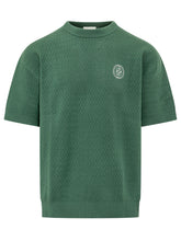 DROLE DE MONSIEUR - T-shirt D Mirror in Maglia Traforata - Verde - LIDIASHOPPING® - Official Website