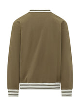 DROLE DE MONSIEUR - Sport Sweatshirt with Striped Trims - Green - LIDIASHOPPING® - Official Website
