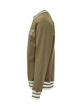 DROLE DE MONSIEUR - Sport Sweatshirt with Striped Trims - Green - LIDIASHOPPING® - Official Website