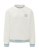 DROLE DE MONSIEUR - Felpa Sport con Profili a Righe - Bianco - LIDIASHOPPING® - Official Website