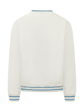 DROLE DE MONSIEUR - Felpa Sport con Profili a Righe - Bianco - LIDIASHOPPING® - Official Website