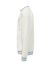 DROLE DE MONSIEUR - Felpa Sport con Profili a Righe - Bianco - LIDIASHOPPING® - Official Website