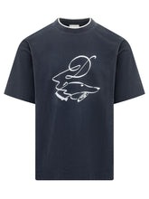 DROLE DE MONSIEUR - Dandy Dog T-shirt con Grafica - Blu - LIDIASHOPPING® - Official Website