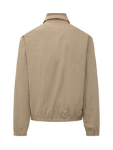 DROLE DE MONSIEUR - Giacca con Zip e Logo Ricamato - Beige - LIDIASHOPPING® - Official Website