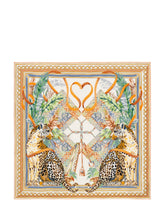 FERRAGAMO - Printed Square Scarf - Multicolor - LIDIASHOPPING® - Official Website