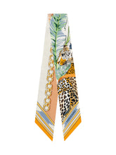 FERRAGAMO - Felindra Mini Bandeau with Feline Print - Orange - LIDIASHOPPING® - Official Website