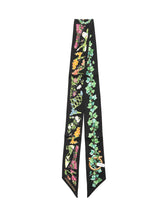 FERRAGAMO - Mini Bandeau Edenshoe con Stampa Floreale - Nero - LIDIASHOPPING® - Official Website