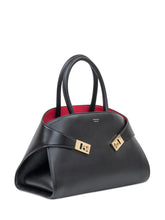 FERRAGAMO - Hug Top Handle Bag - Black - LIDIASHOPPING® - Official Website