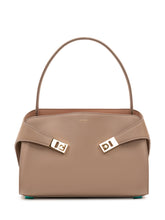 FERRAGAMO - Hug Shoulder Bag with Top Handle - Beige - LIDIASHOPPING® - Official Website