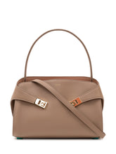 FERRAGAMO - Hug Shoulder Bag with Top Handle - Beige - LIDIASHOPPING® - Official Website