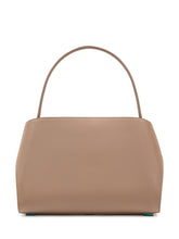 FERRAGAMO - Hug Shoulder Bag with Top Handle - Beige - LIDIASHOPPING® - Official Website
