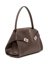 FERRAGAMO - Borsa Hug a Spalla - Marrone - LIDIASHOPPING® - Official Website
