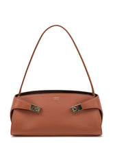 FERRAGAMO - Hug East West Shoulder Bag - Brown - LIDIASHOPPING® - Official Website
