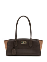 FERRAGAMO - Borsa ST Soft Est Ovest con Doppi Manici - Brown - LIDIASHOPPING® - Official Website