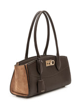 FERRAGAMO - Borsa ST Soft Est Ovest con Doppi Manici - Brown - LIDIASHOPPING® - Official Website
