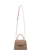 FERRAGAMO - Top Handle Bag with Decorative Closure - Brown - LIDIASHOPPING® - Official Website
