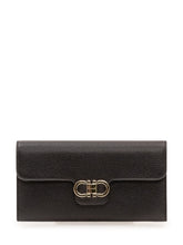 FERRAGAMO - Portafoglio con Patta - Nero - LIDIASHOPPING® - Official Website