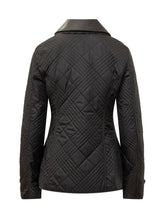 BURBERRY - Giacca Fernleigh Trapuntata con Colletto - Nero - LIDIASHOPPING® - Official Website