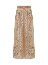ZIMMERMANN - Pantaloni Roselight Relax con Stampa - Rosa - LIDIASHOPPING® - Official Website