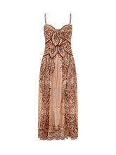 ZIMMERMANN - Midi Dress with Front Bow - Pink | Lidia Shopping ® | Official Website