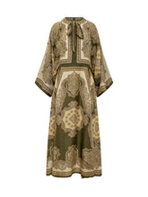 ZIMMERMANN - Mahon Abito Tunica con Stampa Paisley - Verde - LIDIASHOPPING® - Official Website